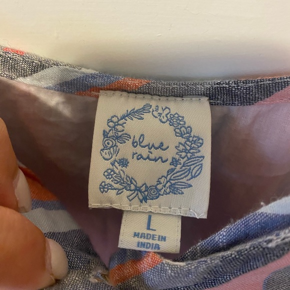 Blue Rain Franchesca’s Brand Striped Strappy Dress - Picture 4 of 4